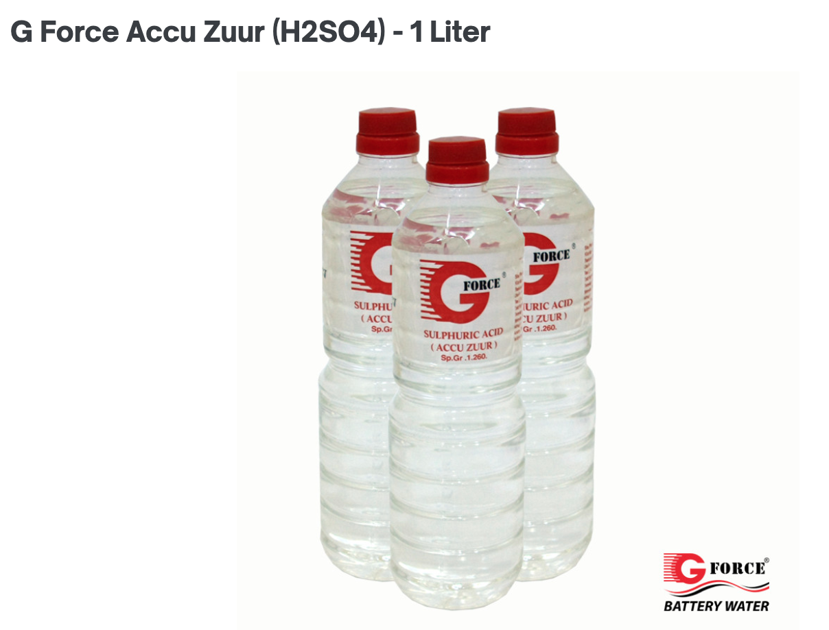 ACCU ZUUR 20 LTR